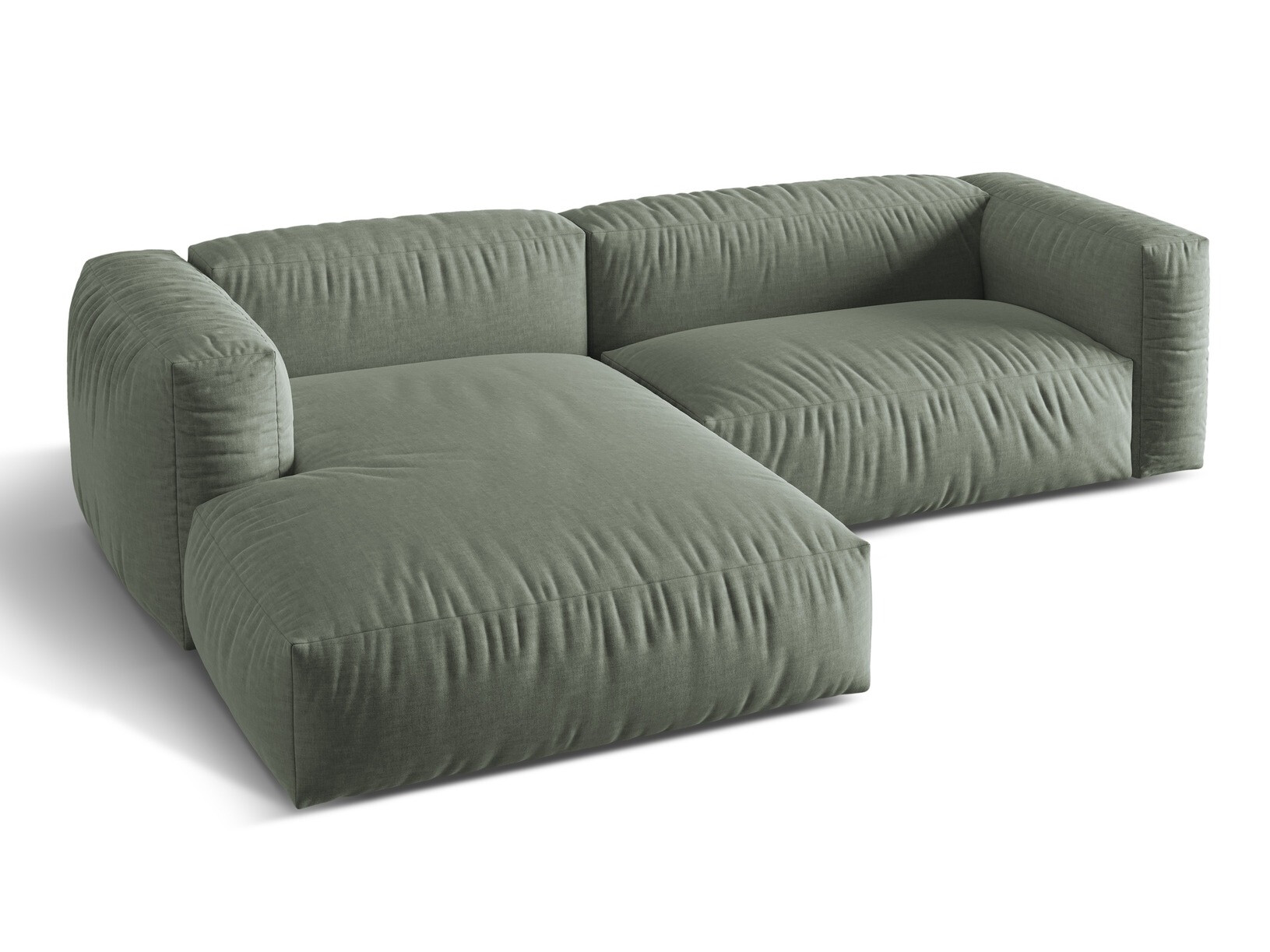 Модулен ъглов диван Sorcoro 105 (Boston Water Green)