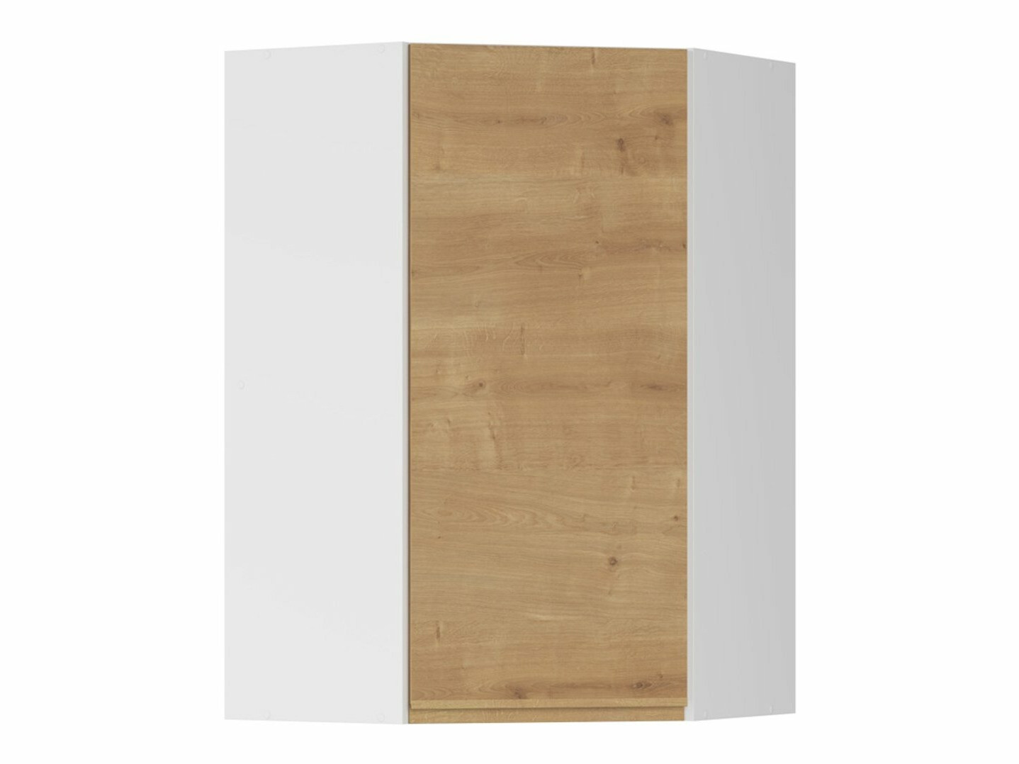 Модулен окачен ъглов шкаф Soli Oak 154