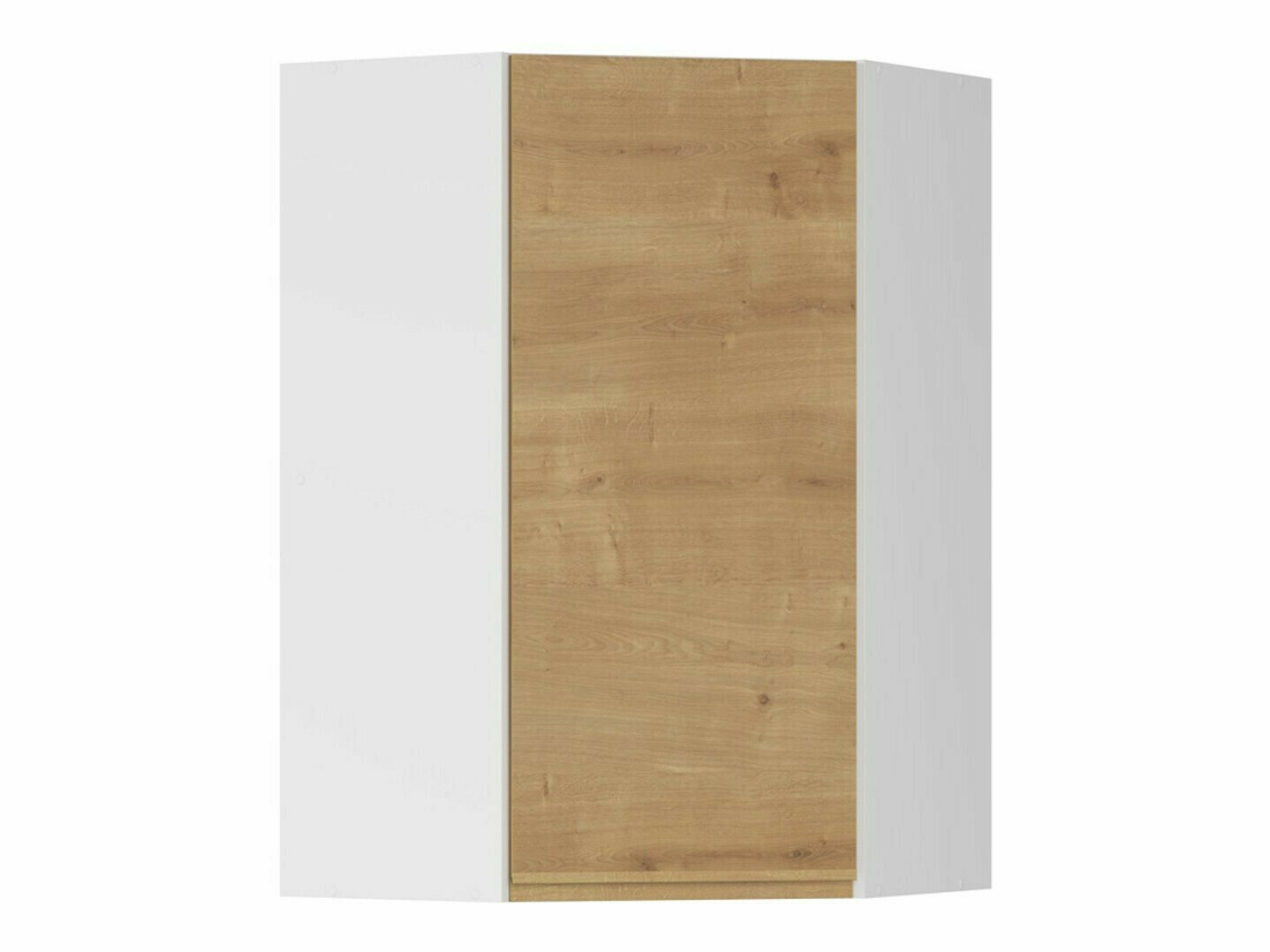 Модулен окачен ъглов шкаф Soli Oak 154