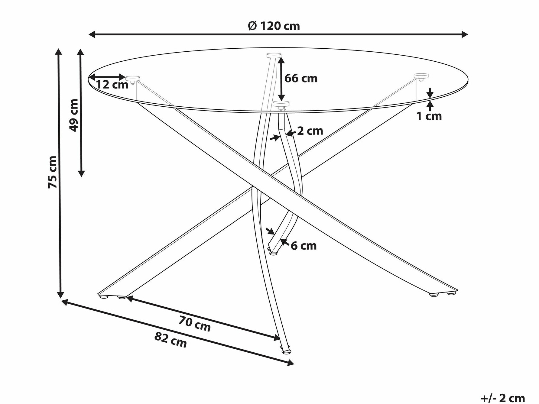Маса Berwyn 2471 (Златно)