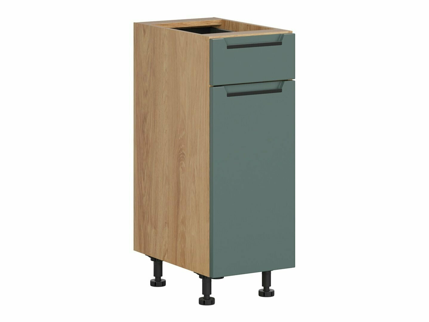 Модулен шкаф с чекмедже и врати Riso Green 102