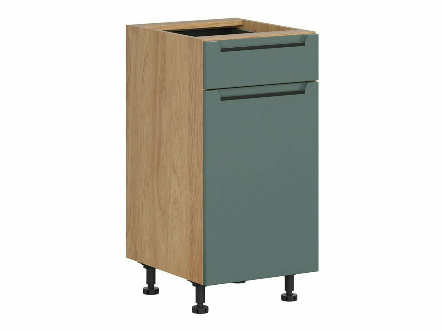 Модулен шкаф с чекмедже и врати Riso Green 103