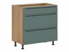 Модулен шкаф с чекмеджета Riso Green 108