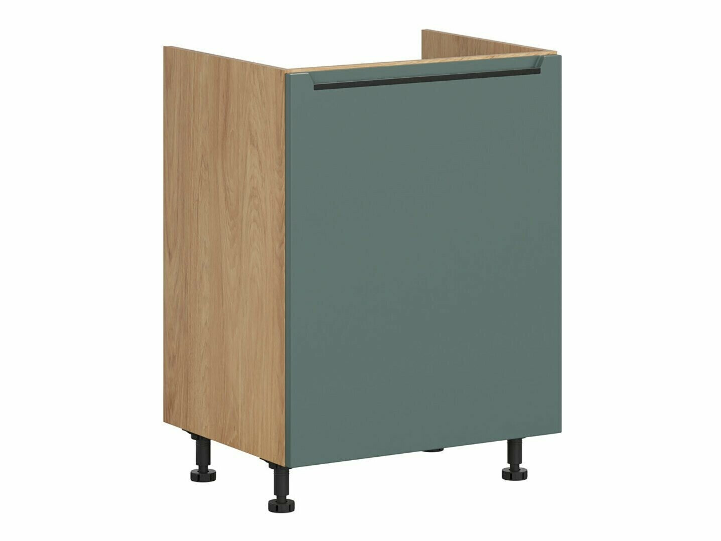 Модулен шкаф за мивка с врати Riso Green 124