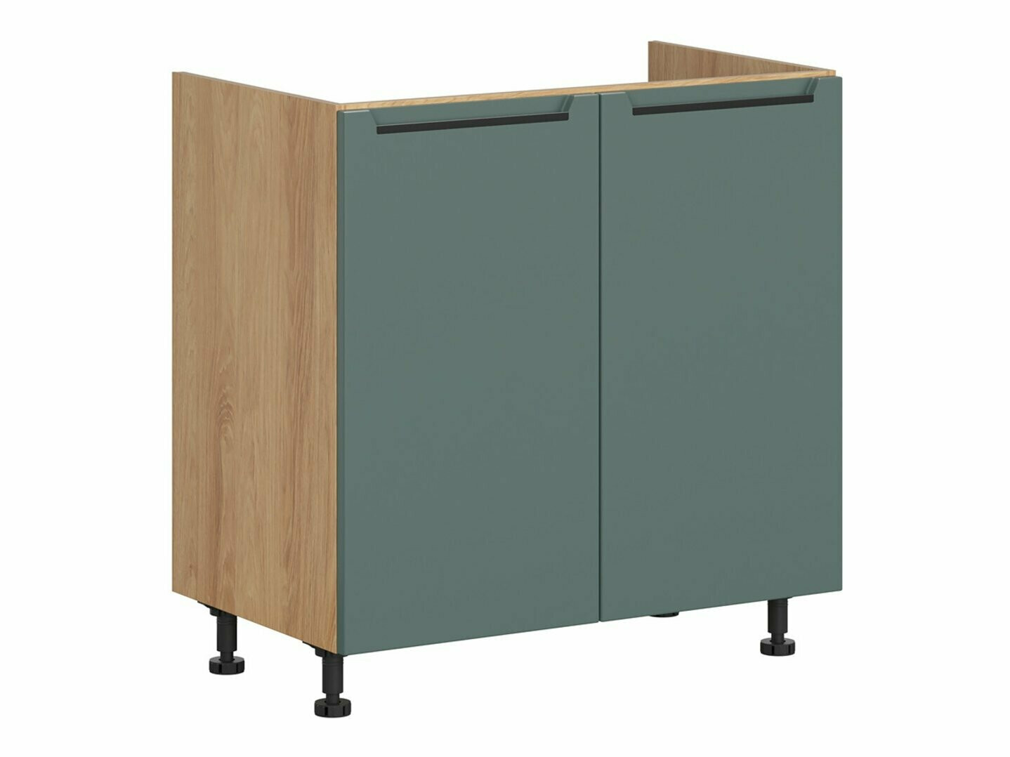 Модулен шкаф за мивка с врати Riso Green 125