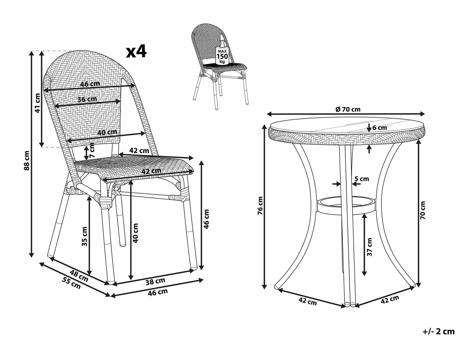 Градински комплект Berwyn 2479