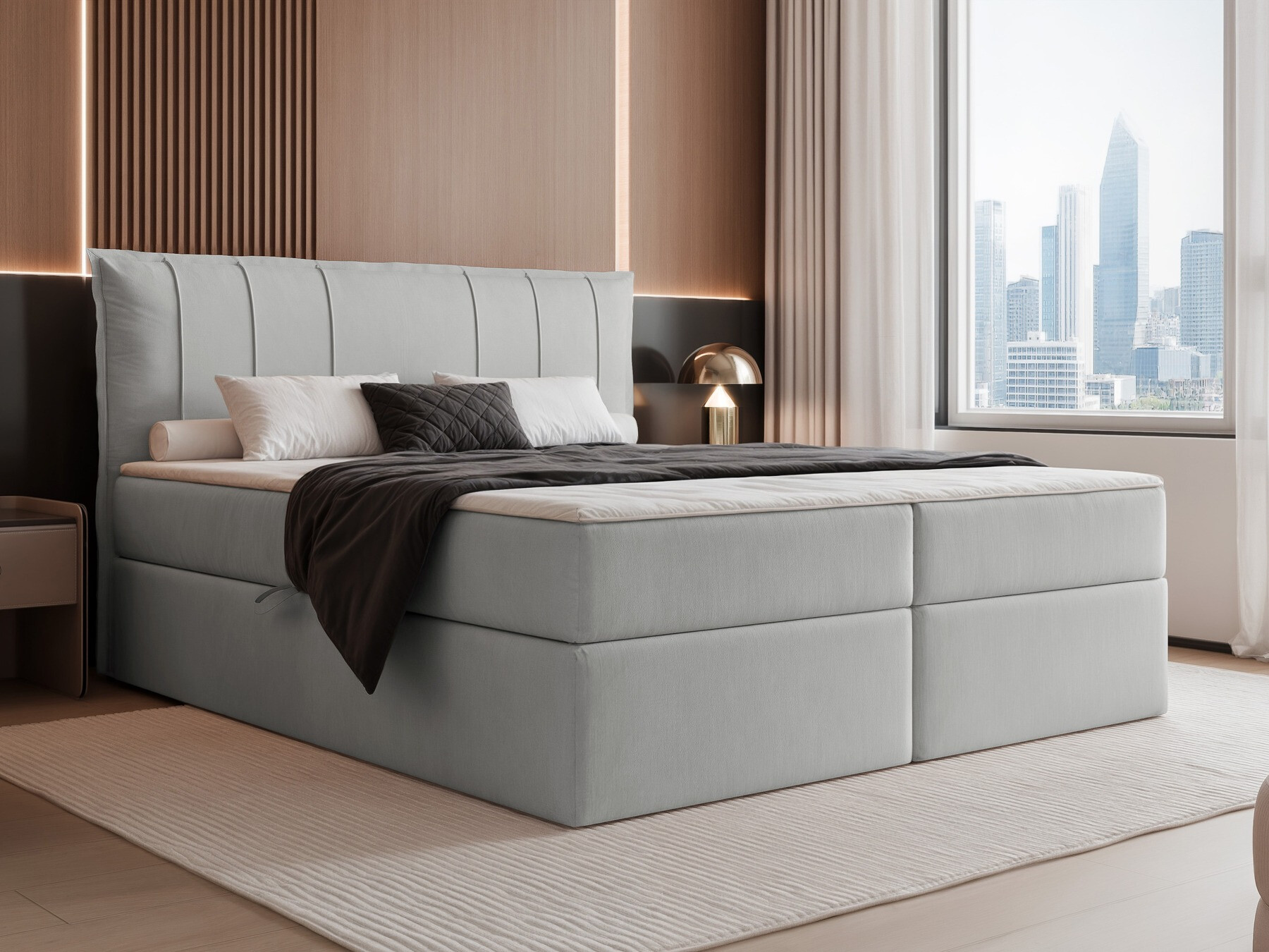 Континентално легло Martinez 107 (Magic Velvet 2240)