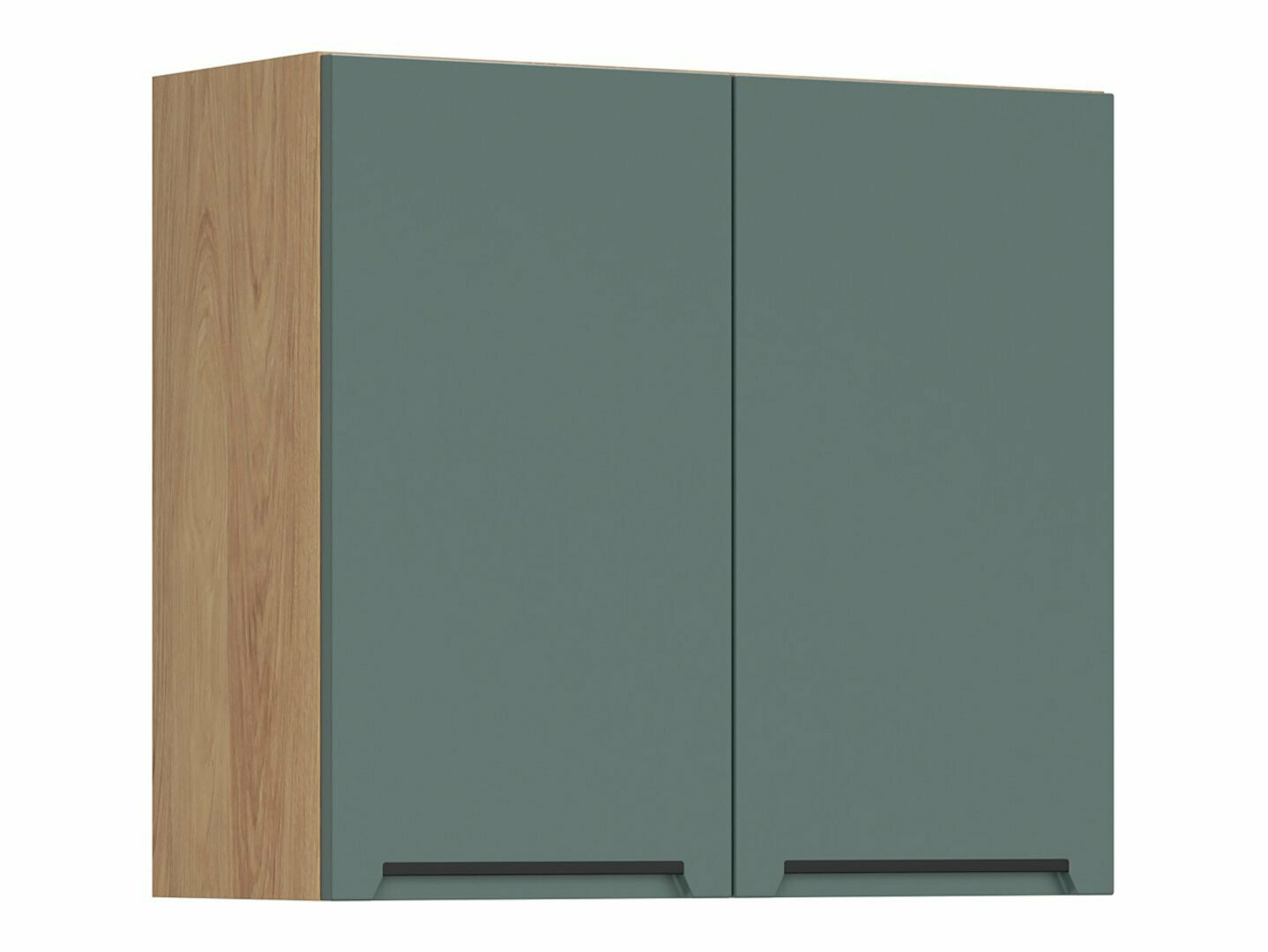 Модулен окачен шкаф със стойка за съдове Riso Green 154