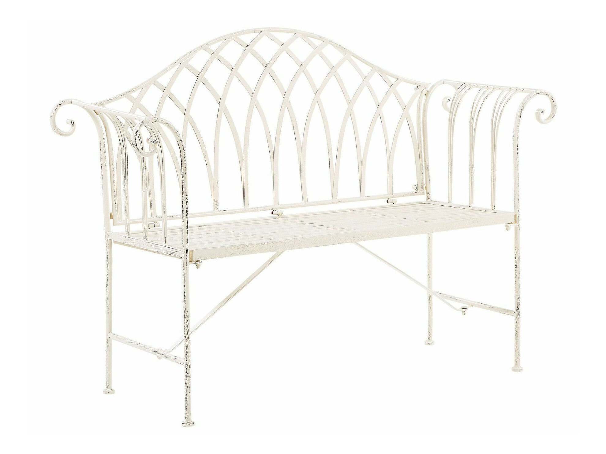 Градинска пейка Berwyn 2480 (Бял)