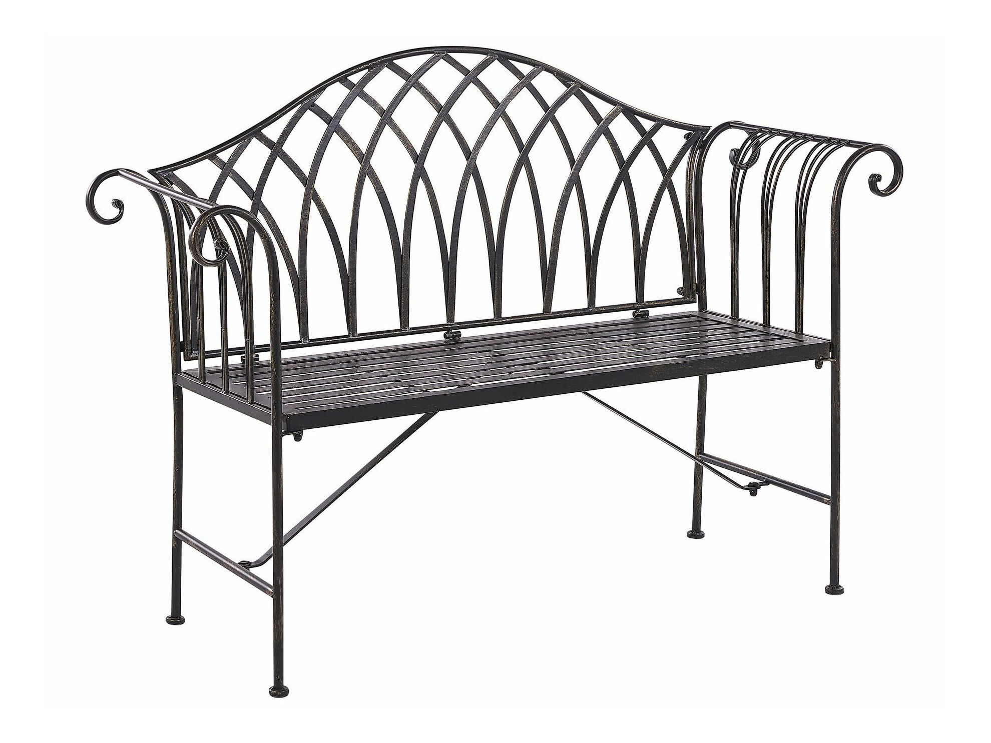 Градинска пейка Berwyn 2480 (Черен)
