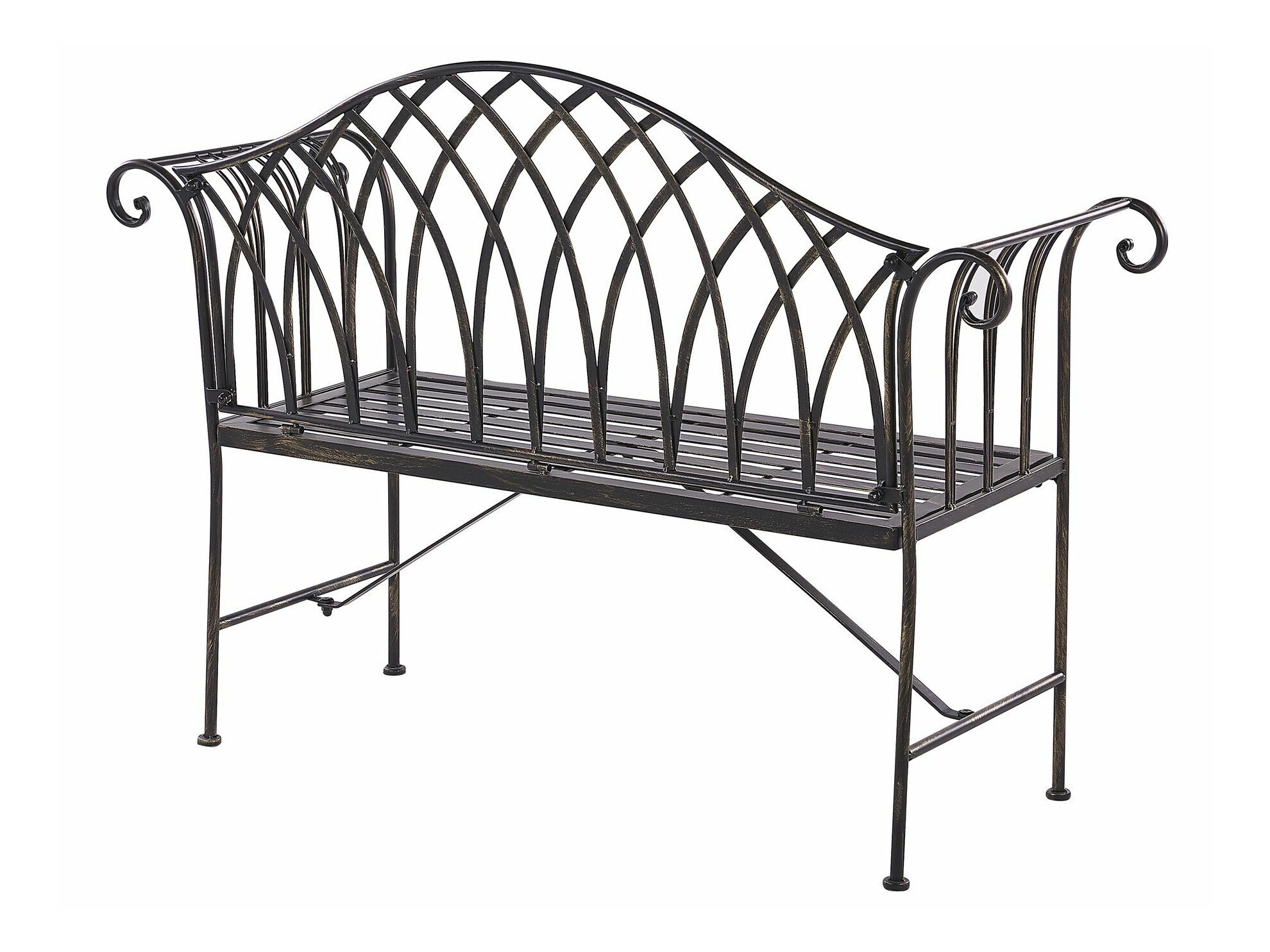 Градинска пейка Berwyn 2480 (Черен)