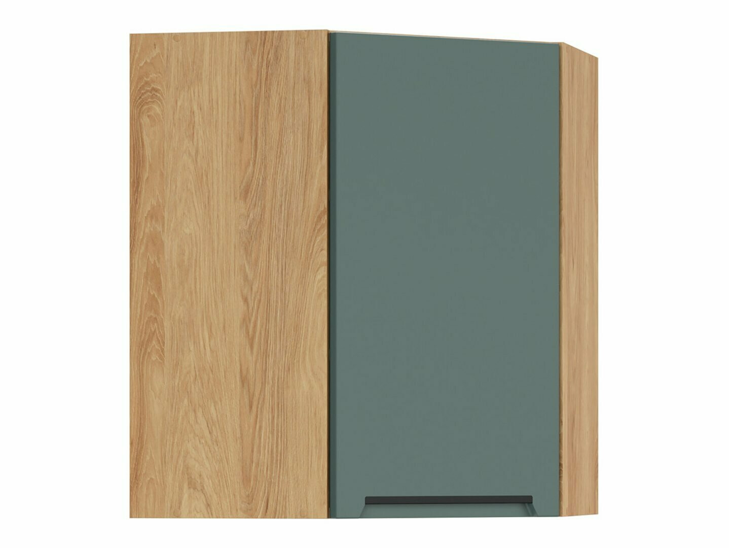 Модулен окачен ъглов шкаф Riso Green 160