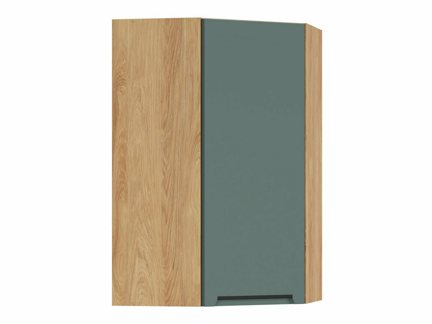 Модулен окачен ъглов шкаф Riso Green 162