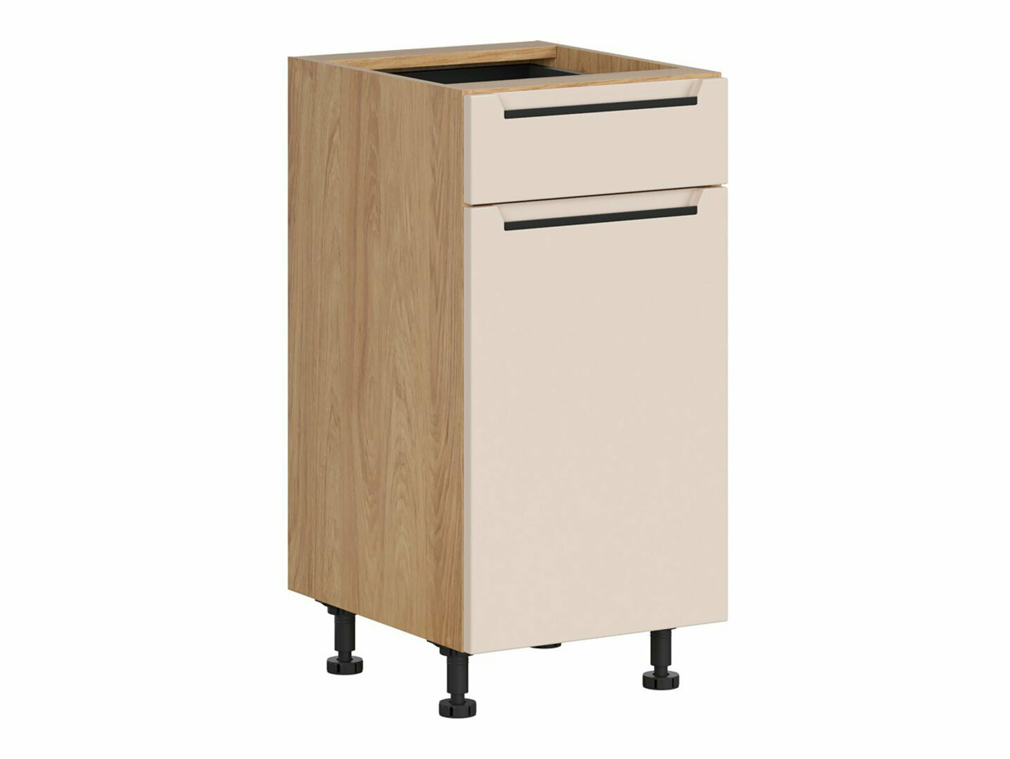 Модулен шкаф с чекмедже и врати Riso Beige 103