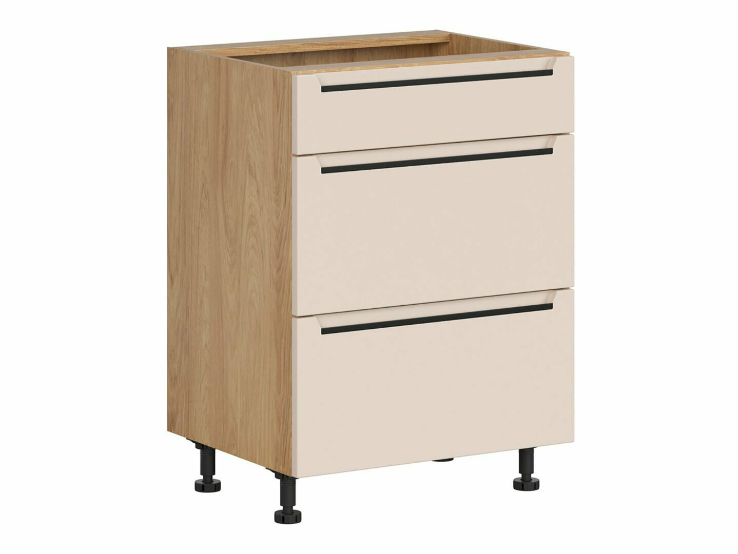 Модулен шкаф с чекмеджета Riso Beige 107
