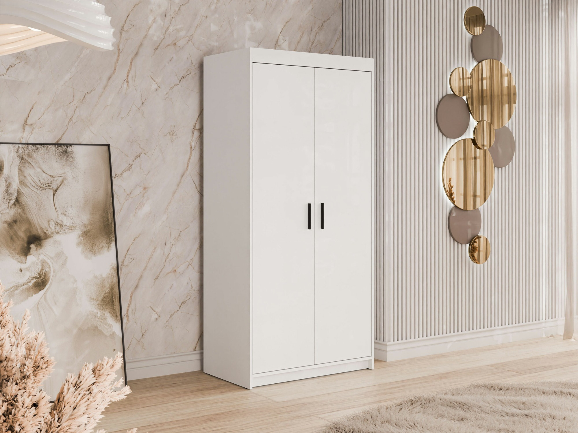 Гардероб Novduni 100 (Бял)