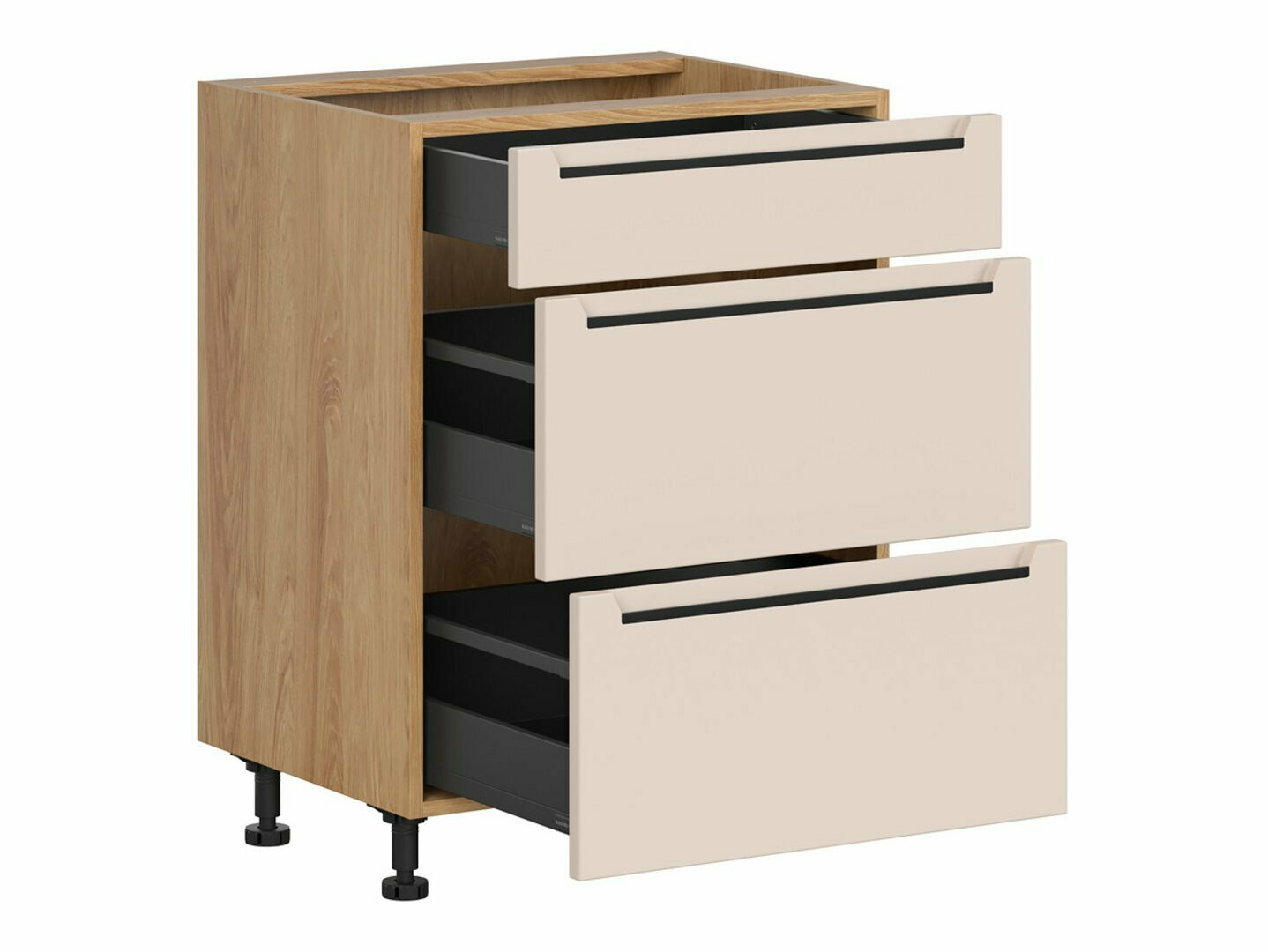 Модулен шкаф с чекмеджета Riso Beige 110
