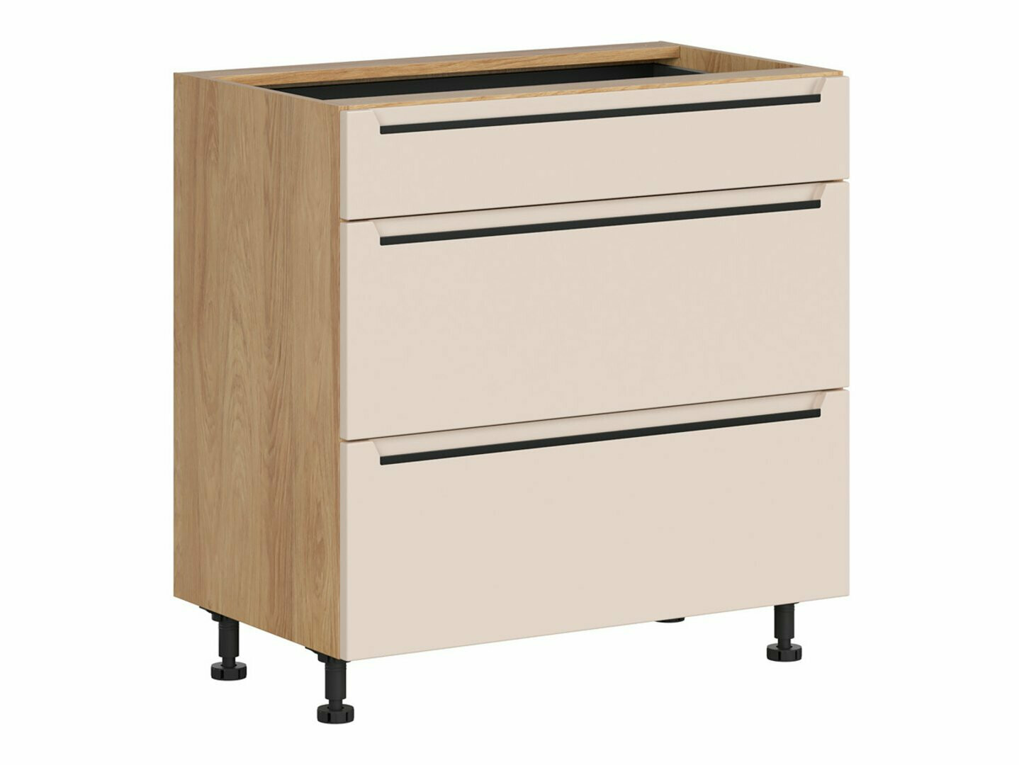 Модулен шкаф с чекмеджета Riso Beige 111