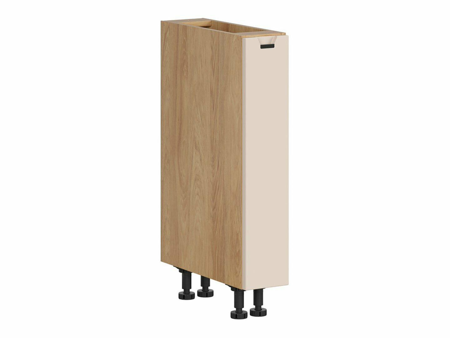 Модулен шкаф с изтеглящ се кошница Riso Beige 121