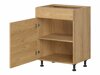 Модулен шкаф с врати Amper Oak 100