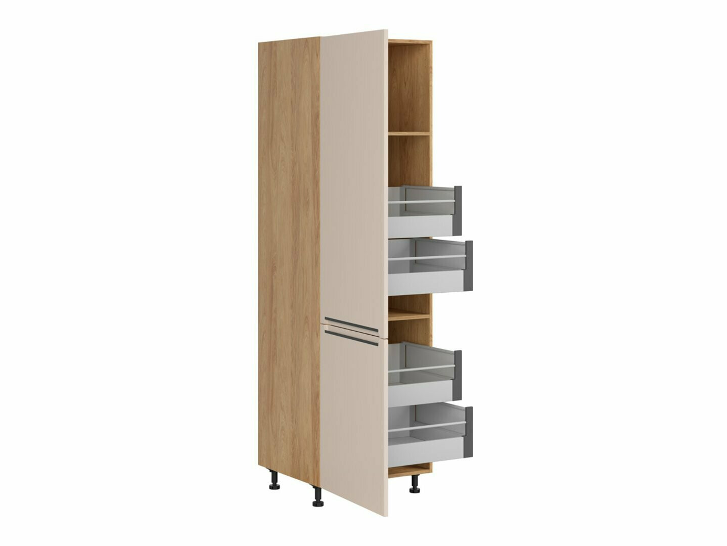 Модулен шкаф с врати Riso Beige 112