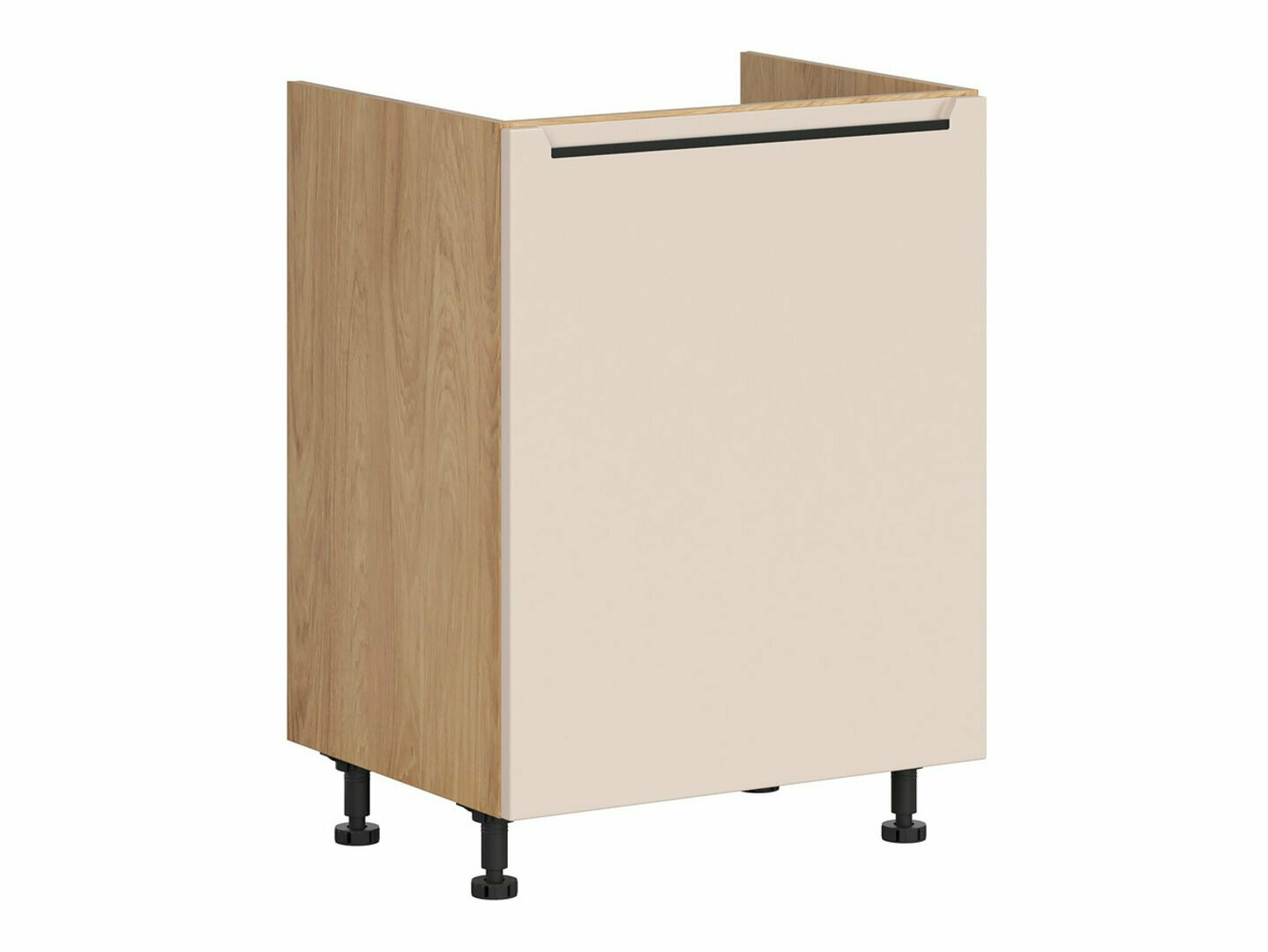 Модулен шкаф за мивка с врати Riso Beige 124