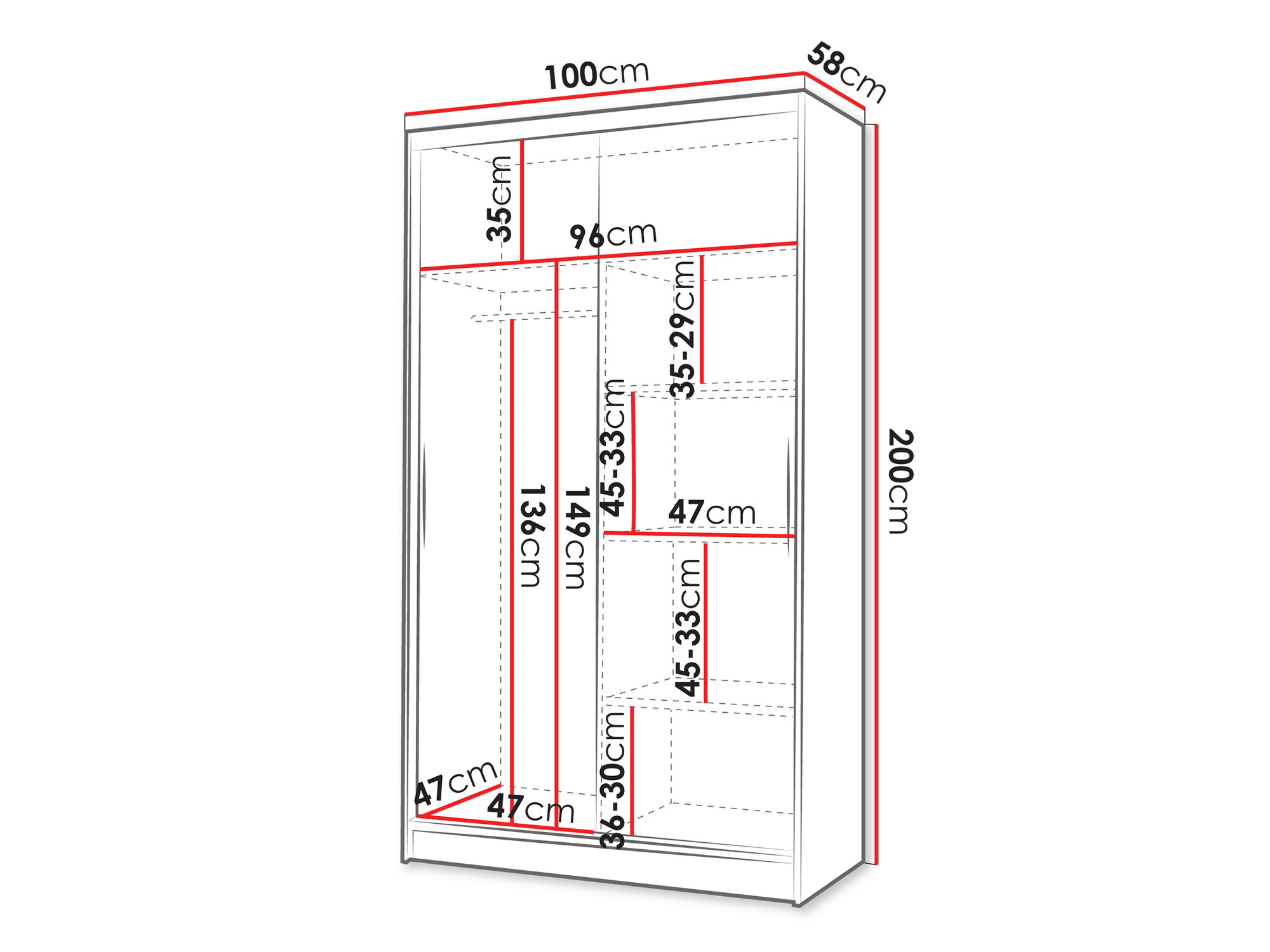 Гардероб Closico Structor VII (Сонома дъб)