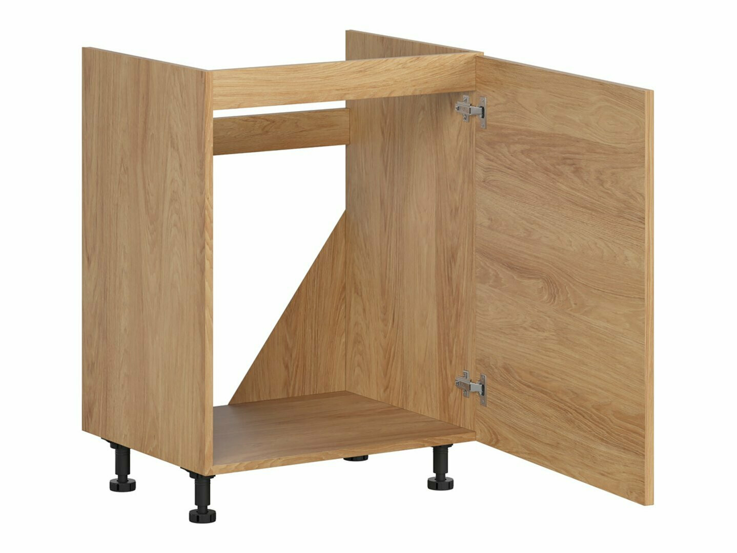 Модулен шкаф за мивка с врати Amper Oak 124
