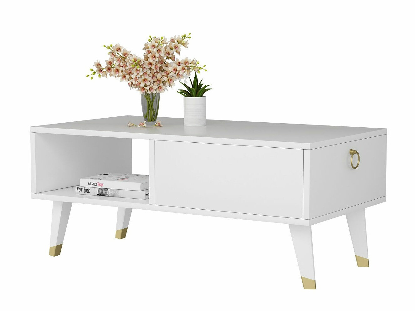 Масичка за кафе Kailua 1872 (Бял)