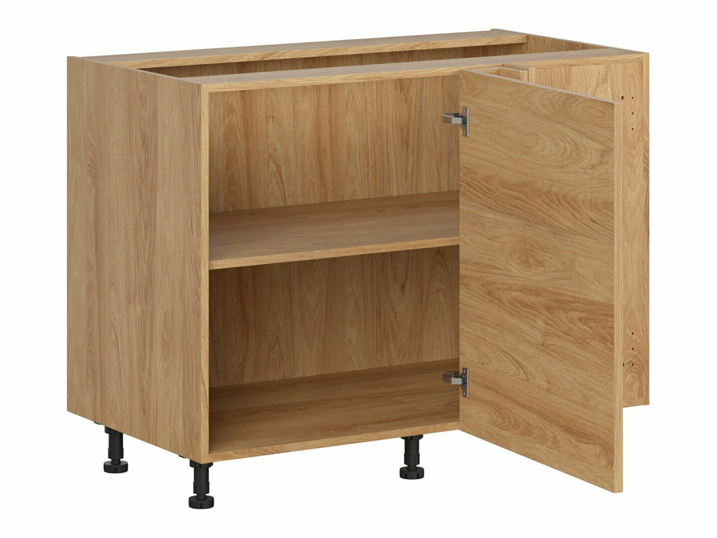 Модулен ъглов шкаф Amper Oak 130