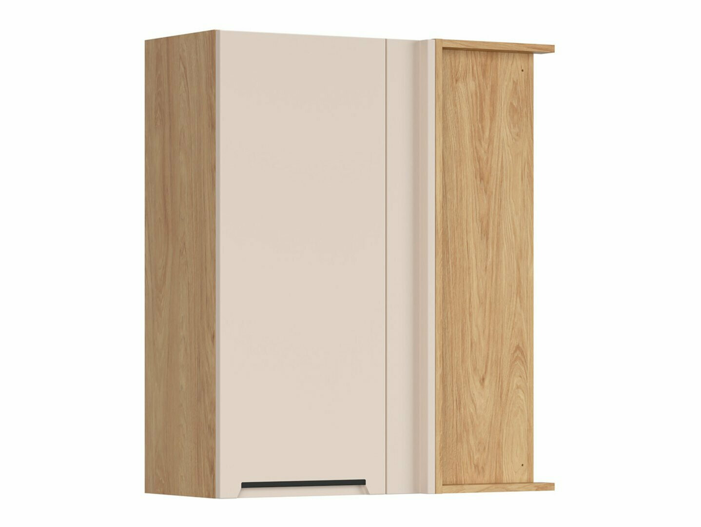 Модулен окачен ъглов шкаф Riso Beige 157