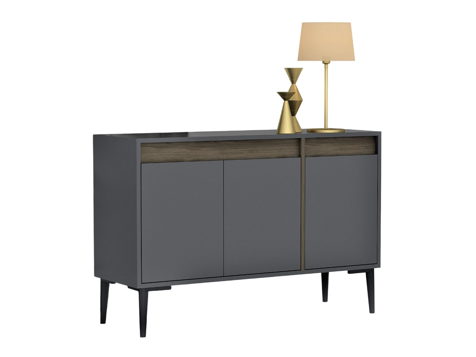 Шкаф Kailua 1896 (Антрацит + Орех)