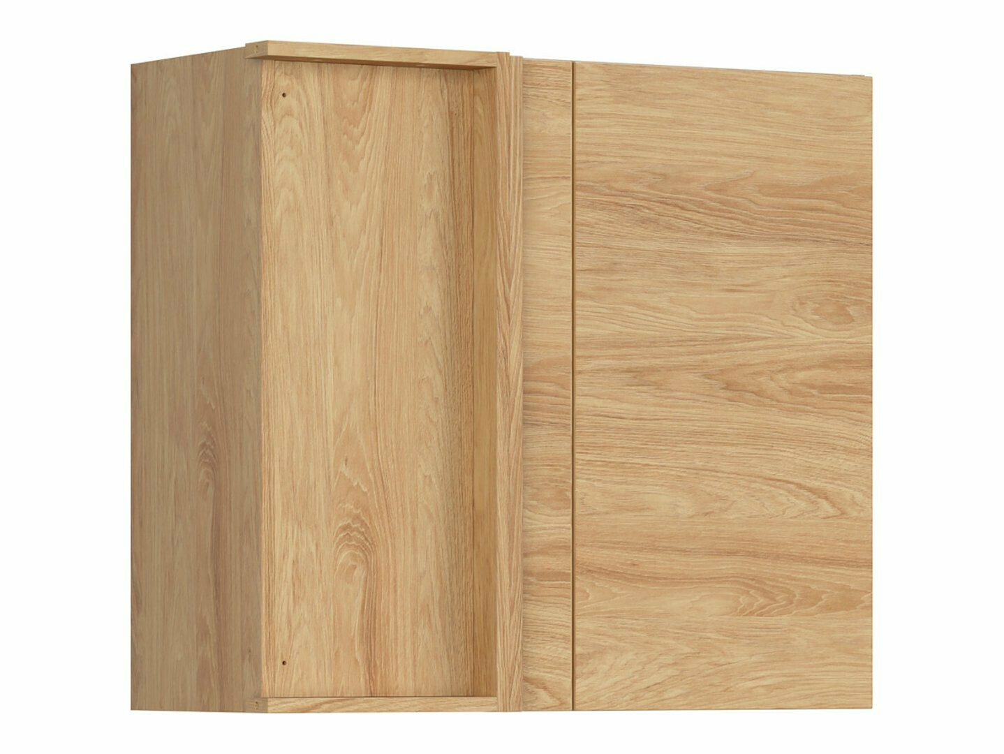 Модулен окачен ъглов шкаф Amper Oak 155