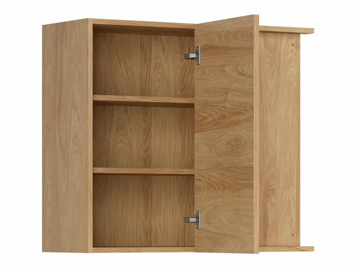 Модулен окачен ъглов шкаф Amper Oak 155