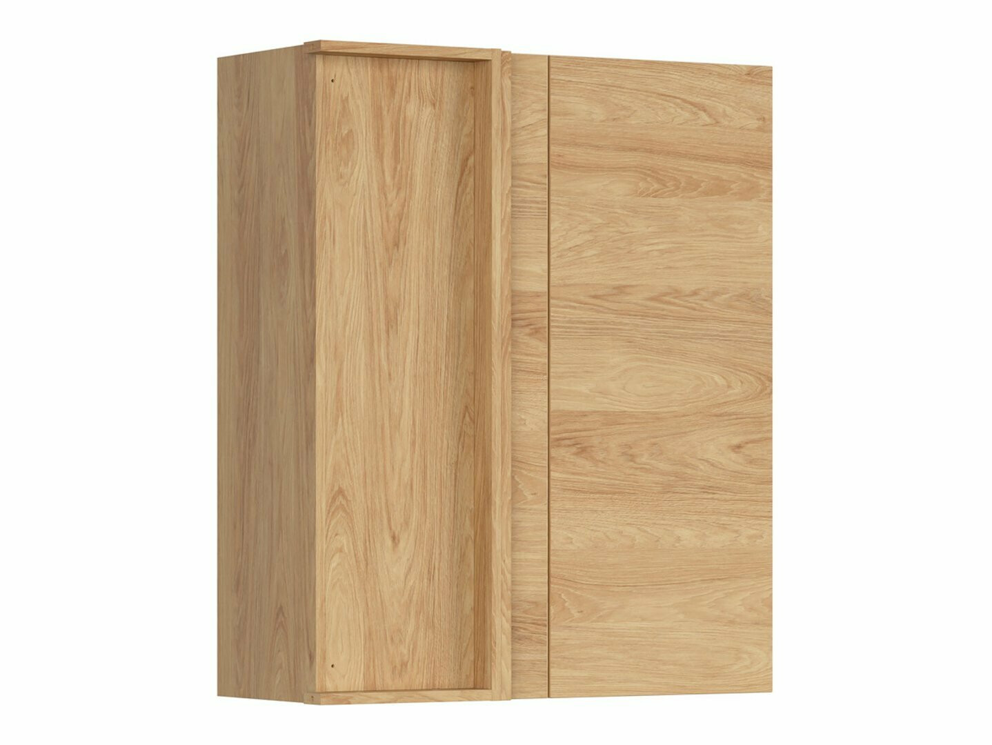 Модулен окачен ъглов шкаф Amper Oak 156