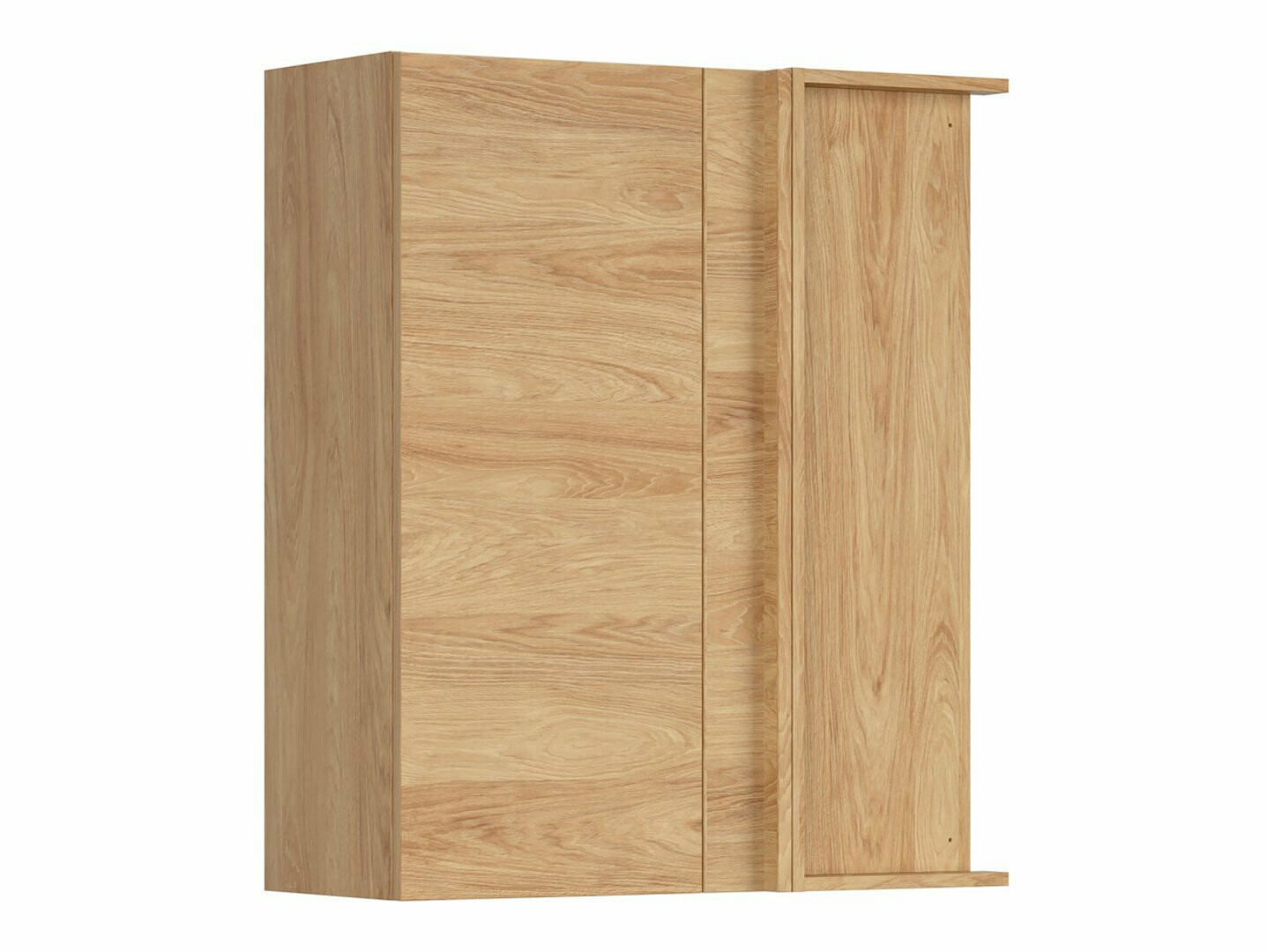 Модулен окачен ъглов шкаф Amper Oak 156