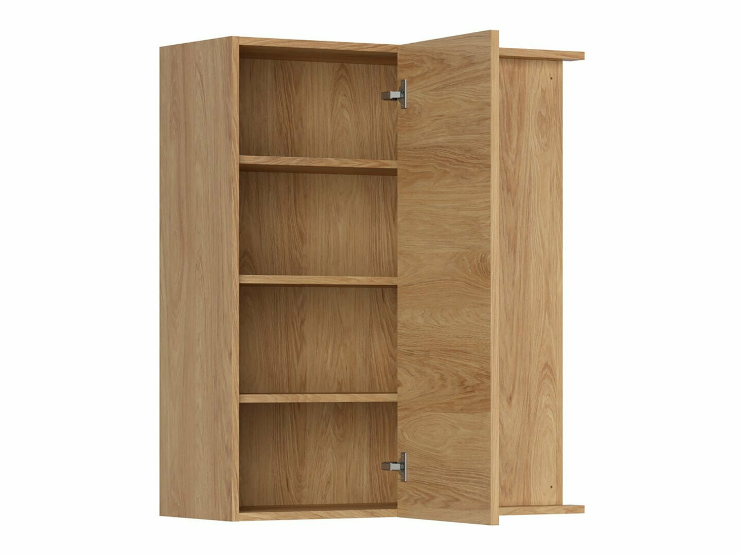 Модулен окачен ъглов шкаф Amper Oak 156