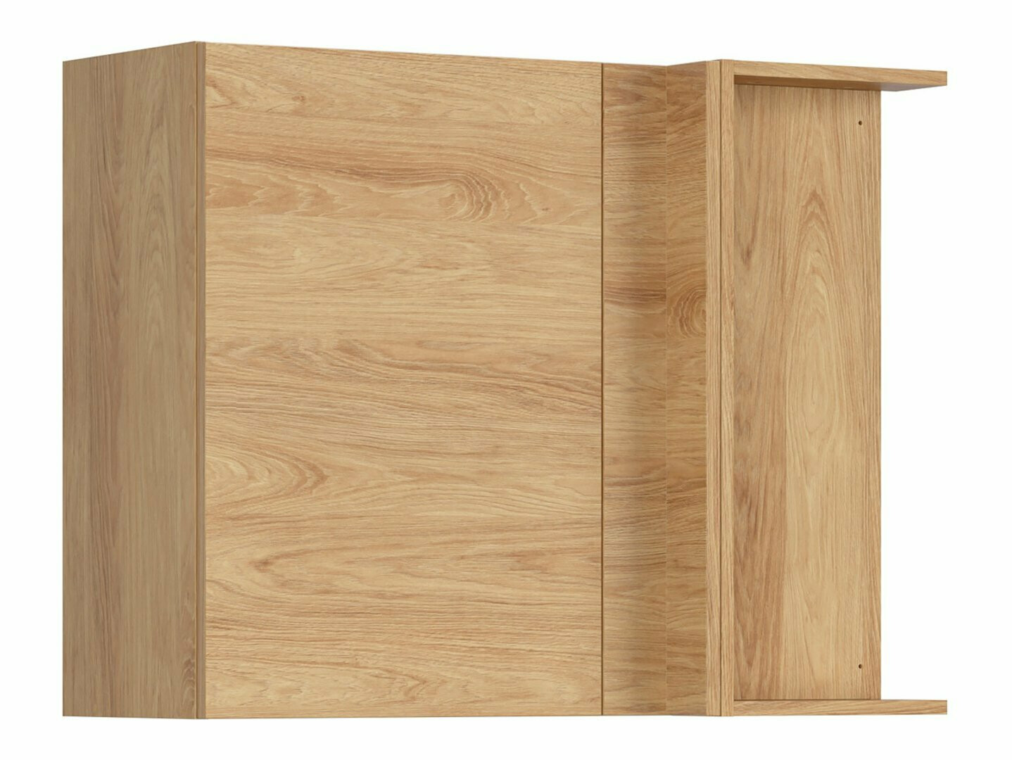 Модулен окачен ъглов шкаф Amper Oak 157