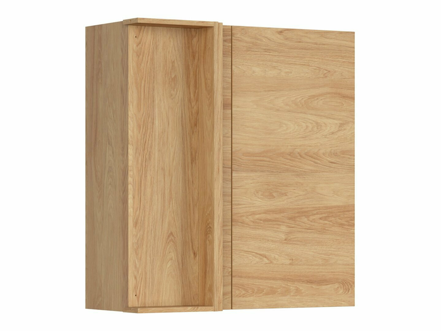 Модулен окачен ъглов шкаф Amper Oak 158