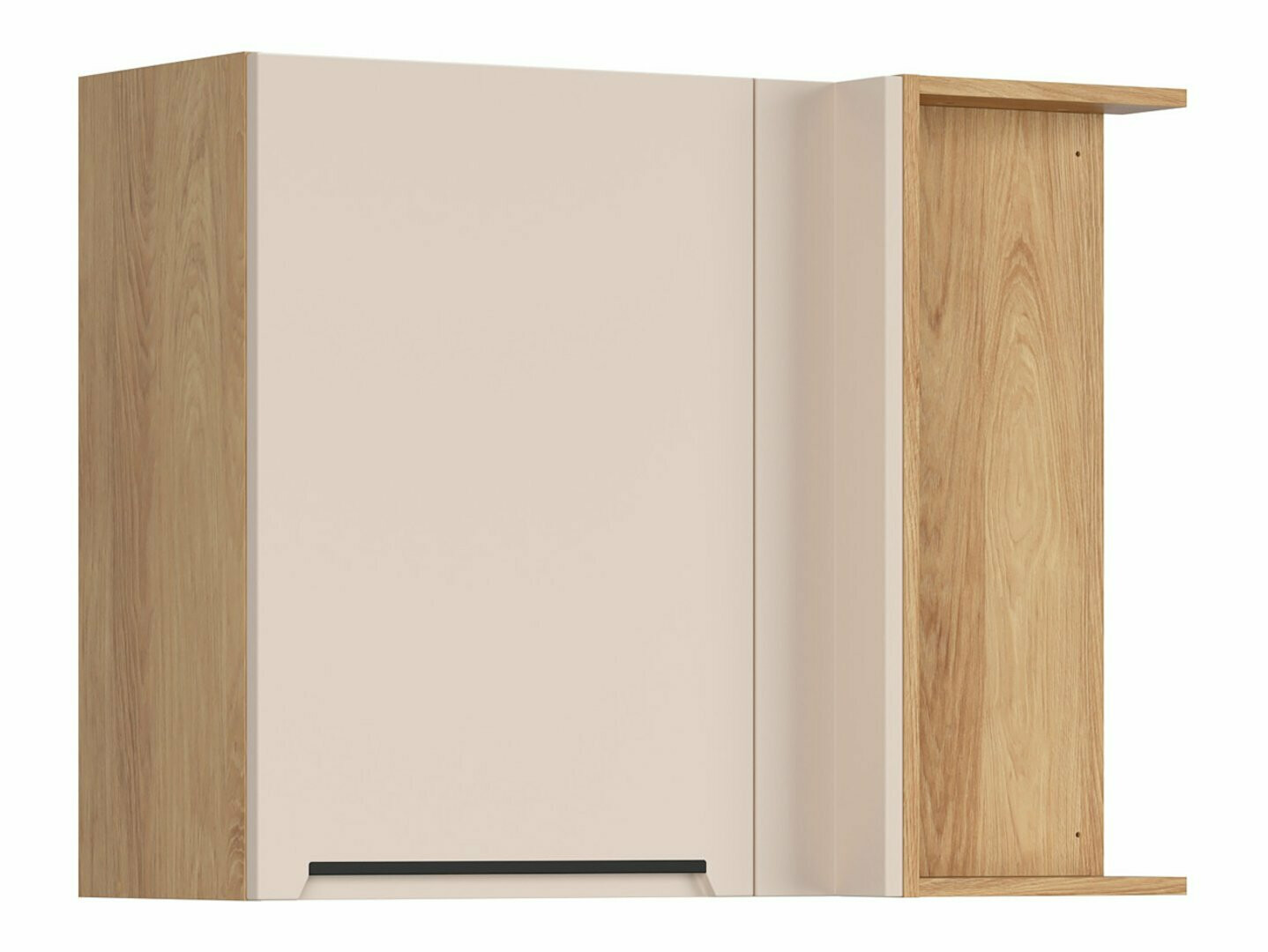 Модулен окачен ъглов шкаф Riso Beige 158