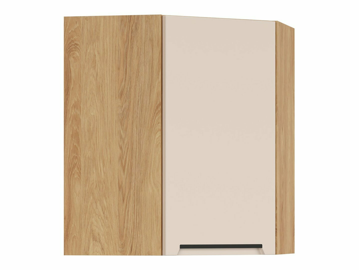 Модулен окачен ъглов шкаф Riso Beige 160