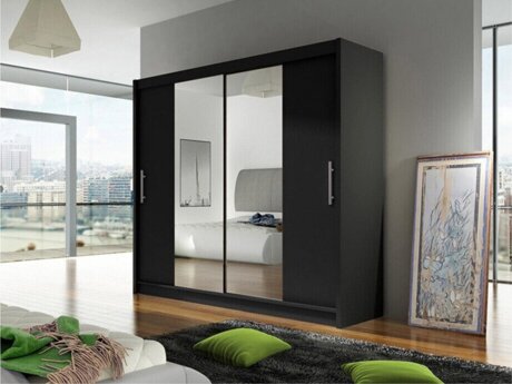 Гардероб Closico 123 (Черен)