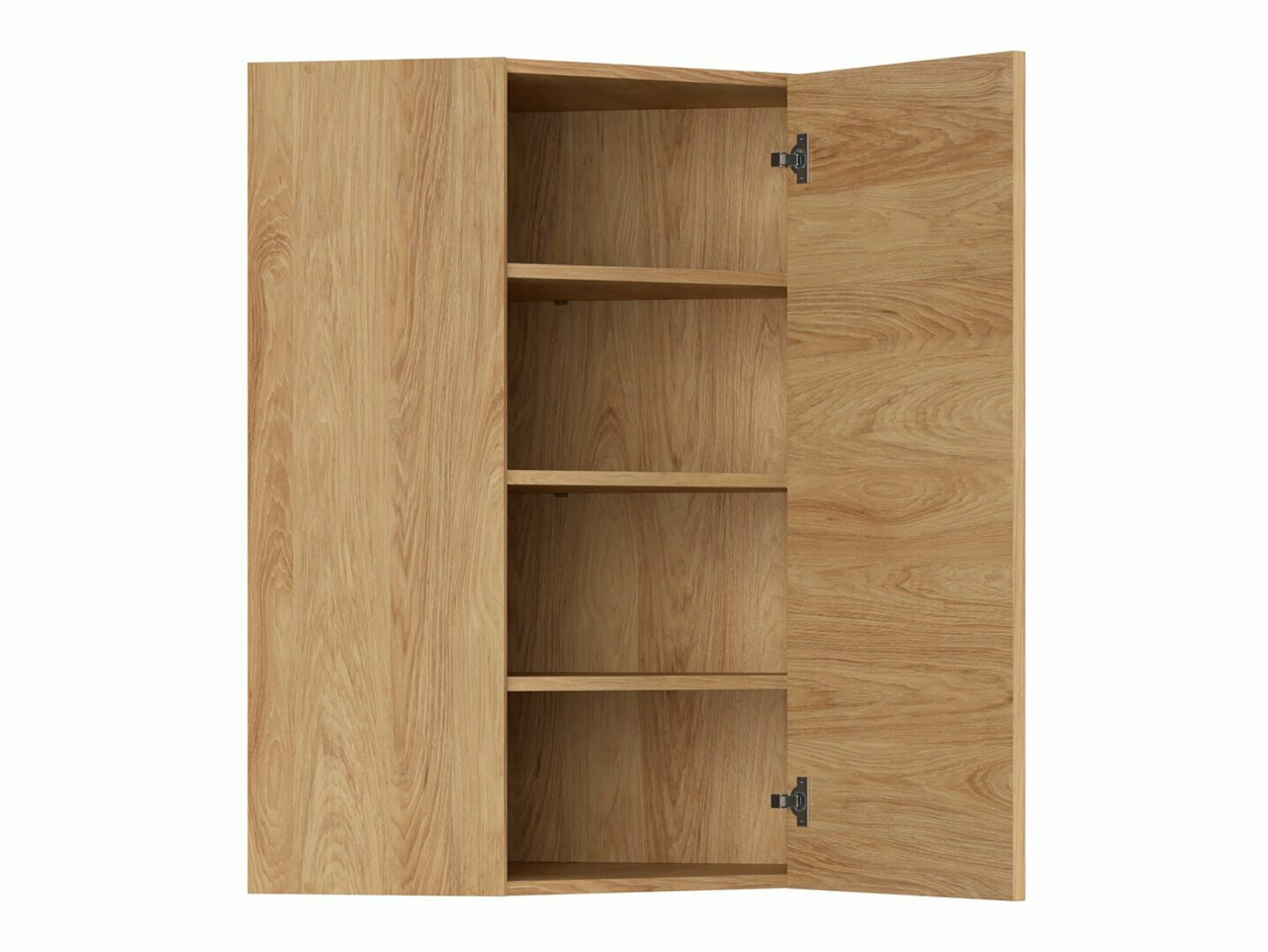 Модулен окачен ъглов шкаф Amper Oak 160