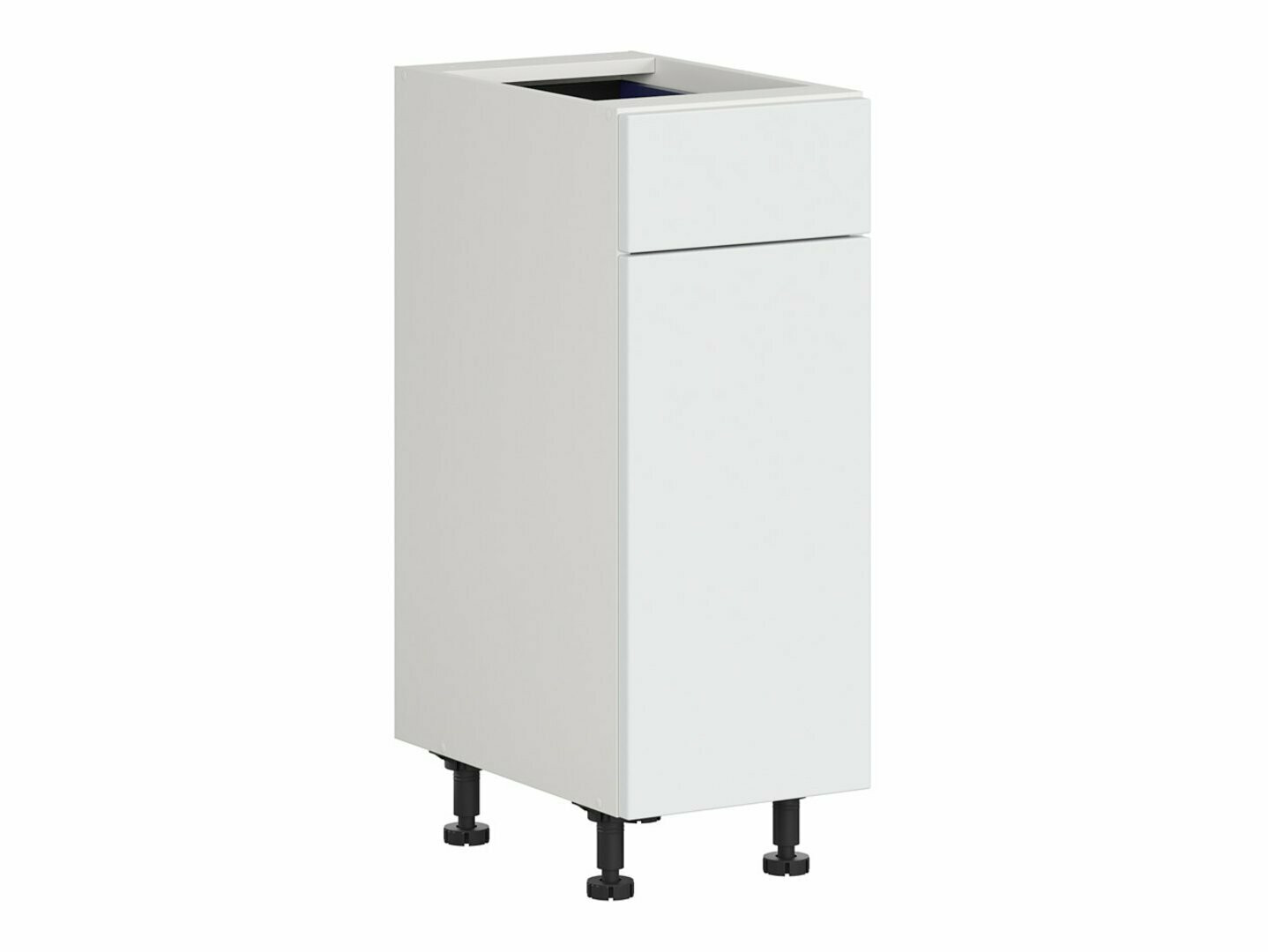Модулен шкаф с чекмедже и врати Top White 102