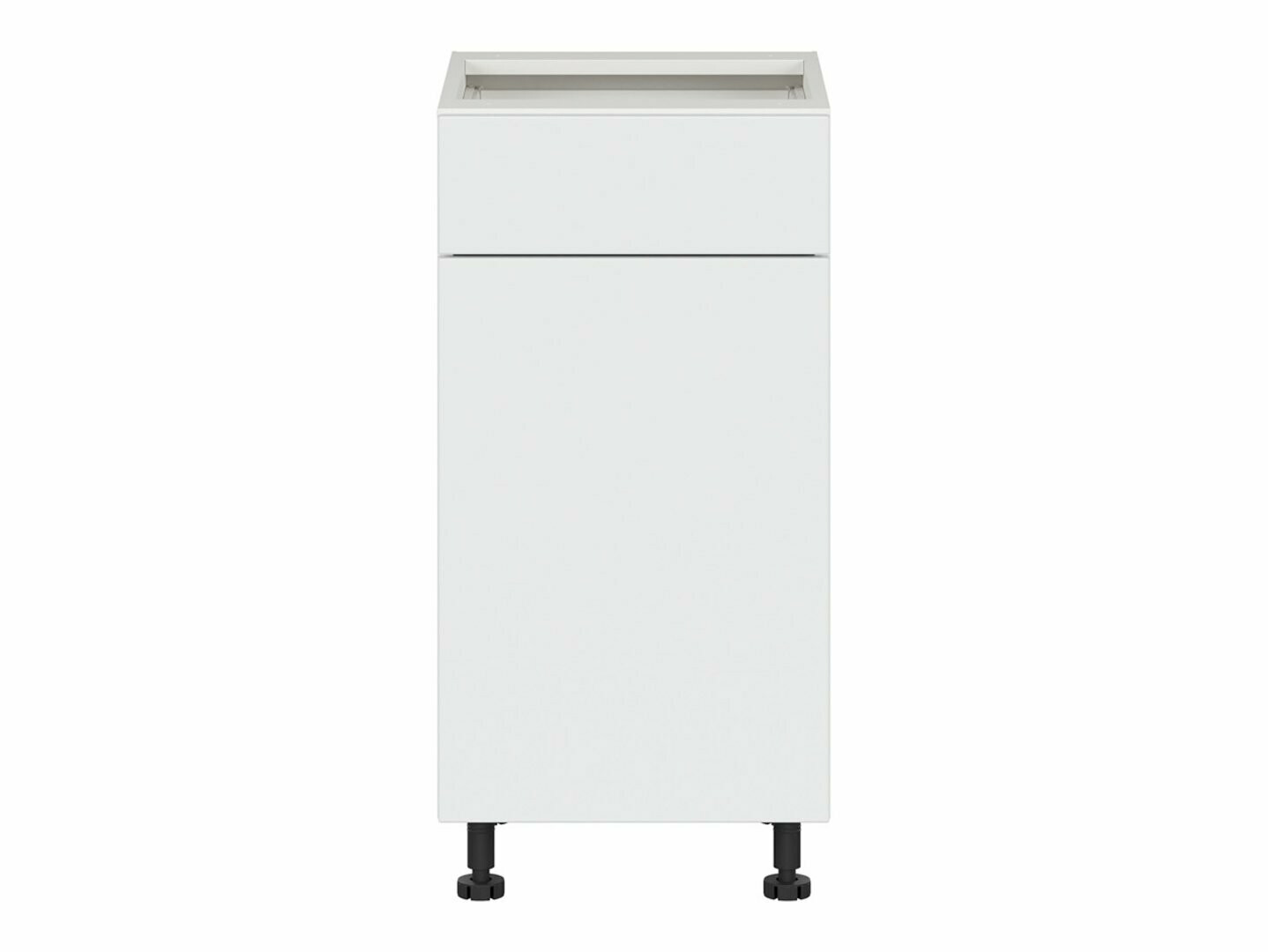 Модулен шкаф с чекмедже и врати Top White 103