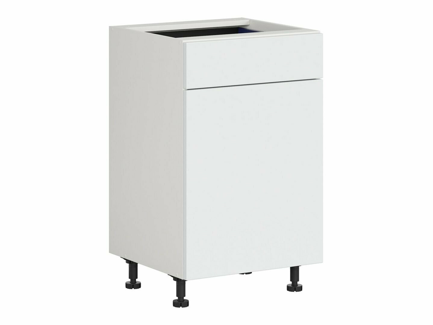 Модулен шкаф с чекмедже и врати Top White 104