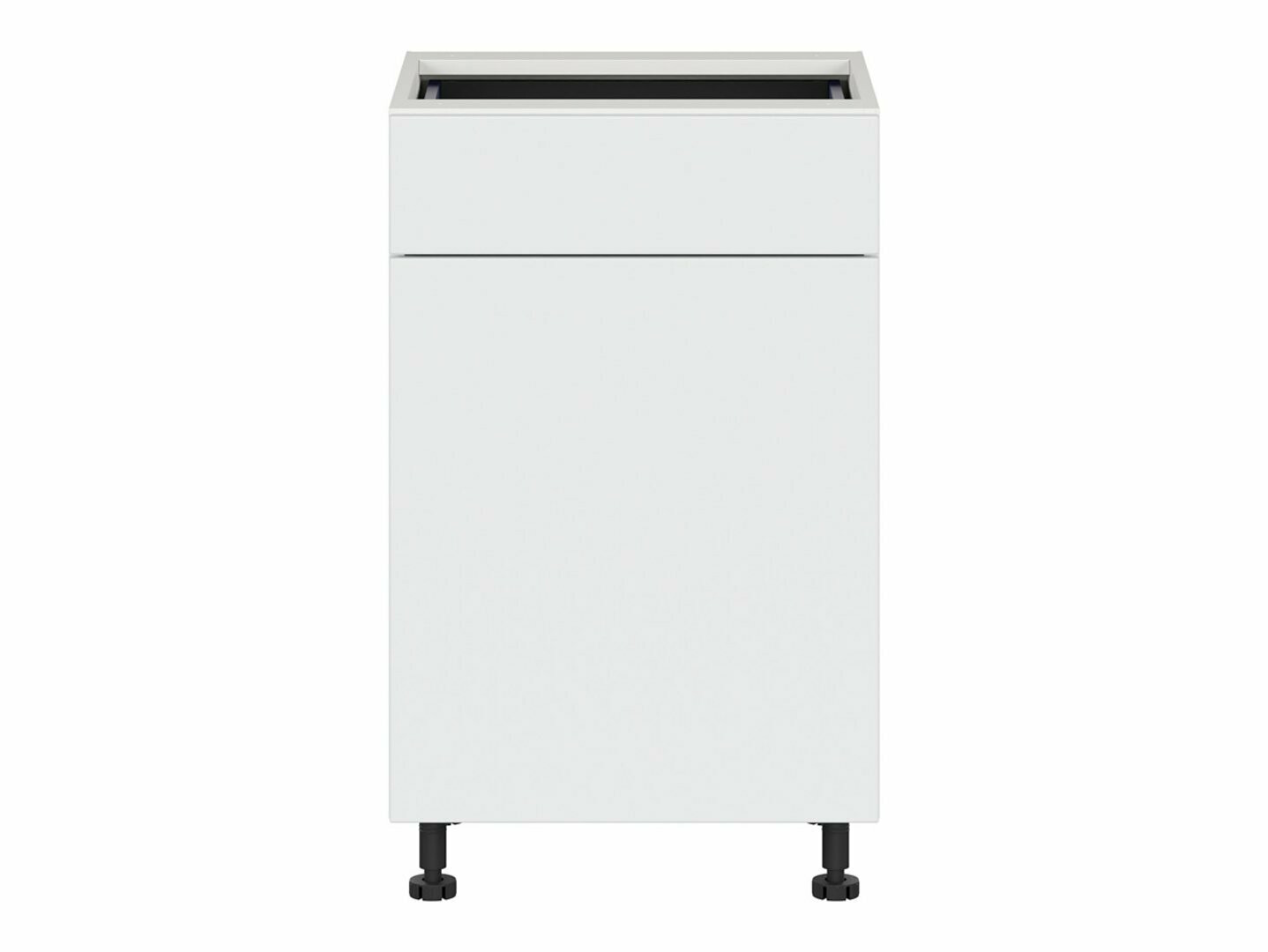 Модулен шкаф с чекмедже и врати Top White 104