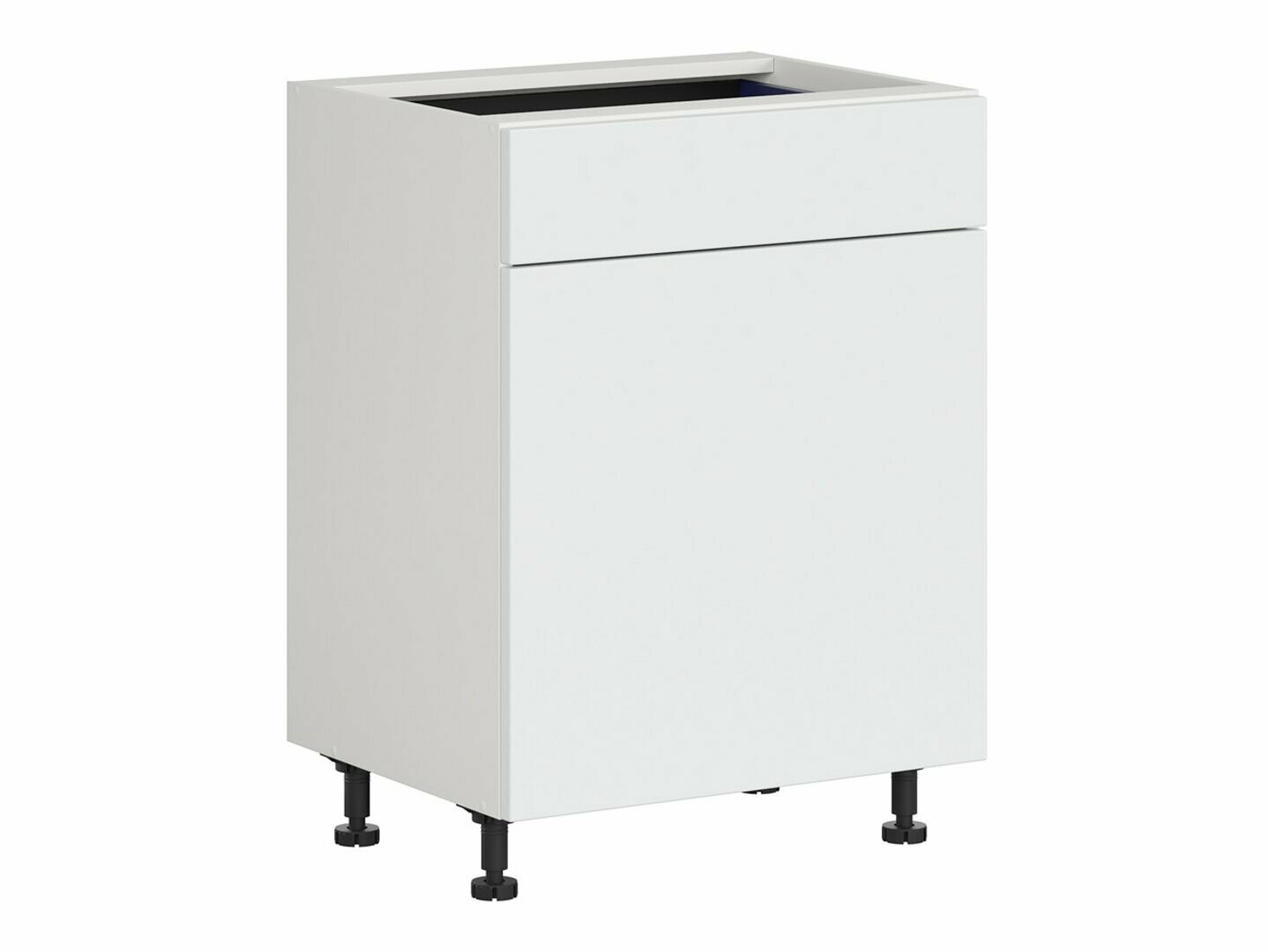 Модулен шкаф с чекмедже и врати Top White 105