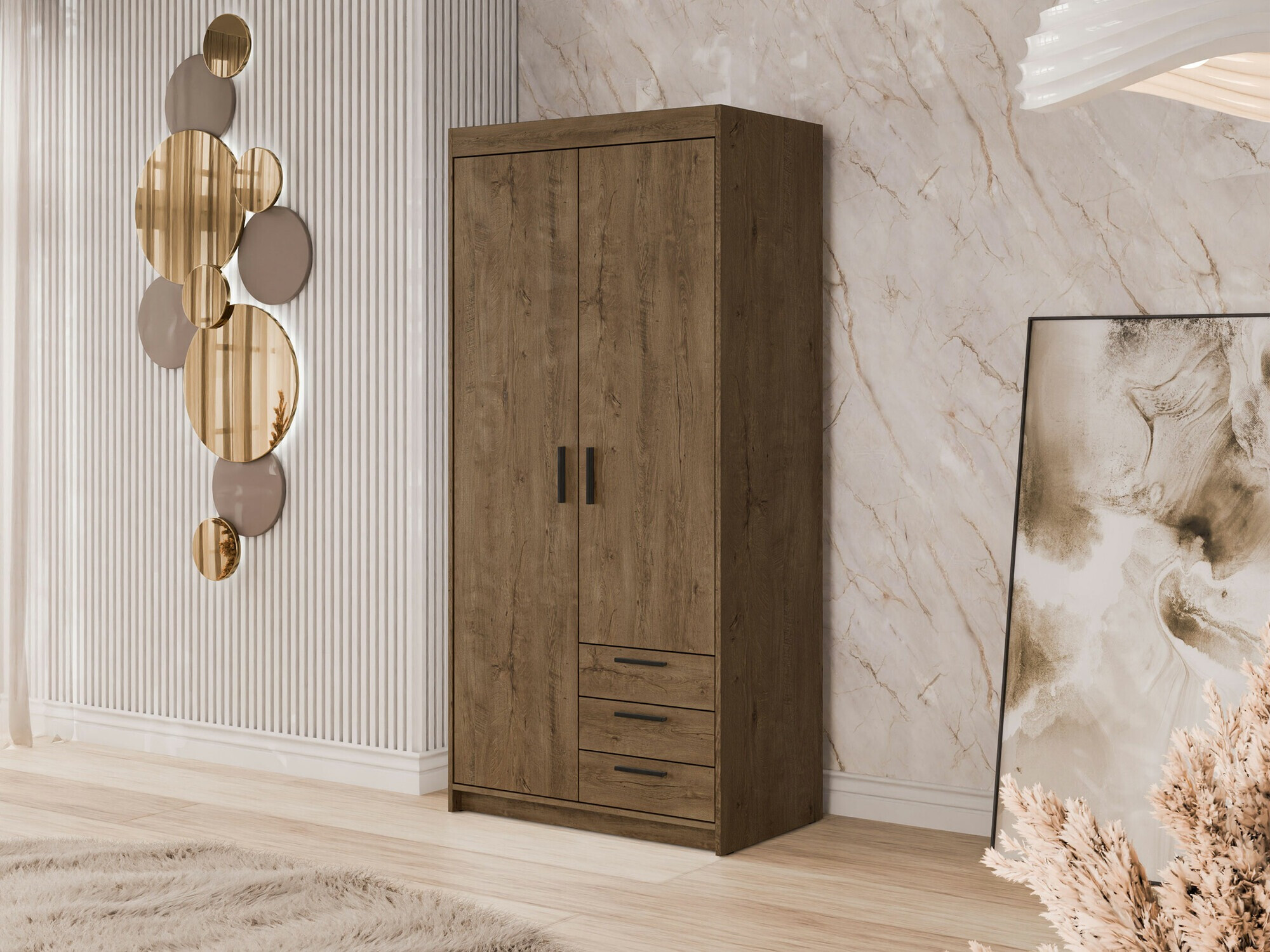 Гардероб Novduni 112 (Дъб левка)