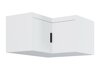 Ъглов шкаф Novduni 118 (Бял)